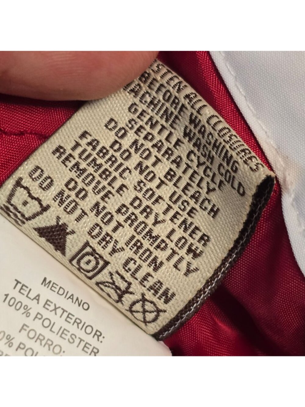 Vintage Free Country Radiance Ski Jacket Medium Red White Wave Colorblock - Picture 13 of 16